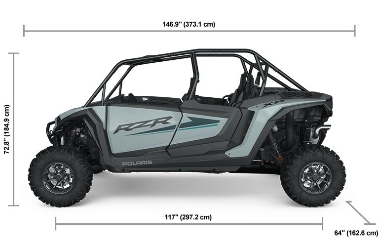 2025 Polaris RZR XP 4 1000 Sport Storm Gray