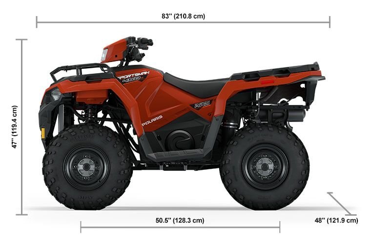 2025 Polaris Sportsman 450 H.O. Orange Rust