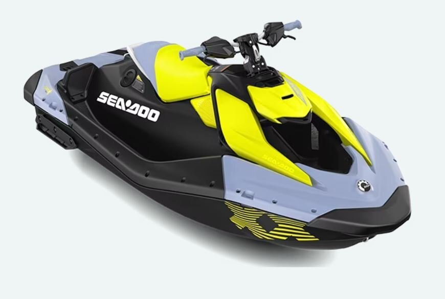 2024 Sea-Doo Spark Trixx for 1 vapor-blue/neon-yellow