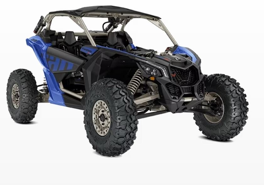 2024 Can-Am MAVERICK X3 X RS TURBO RR WITH SMART-SHOX dazzling-blue-carbon-black