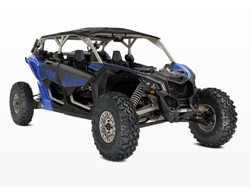 2024 Can-Am MAVERICK X3 MAX X RS TURBO RR WITH SMART-SHOX dazzling-blue-carbon-black