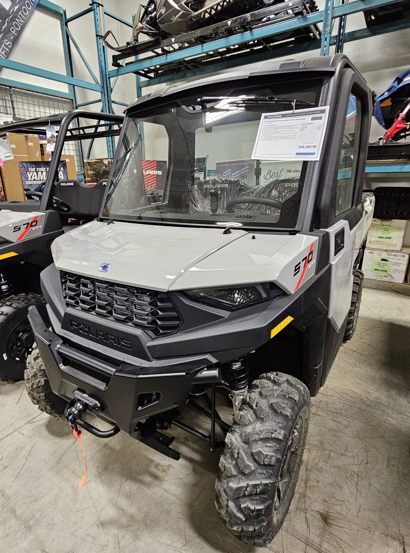 2024 Polaris RANGER SP 570 NORTHSTAR EDITION GHOST GRAY