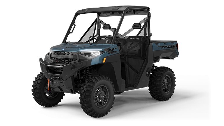 2025 Polaris RANGER XP 1000 PREMIUM 3-SEAT BLUE SLATE METALLIC SMOKE