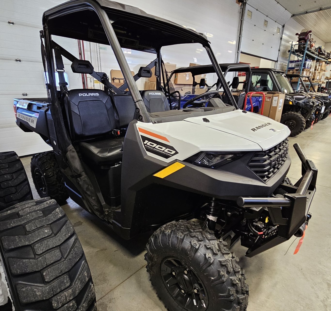 2025 Polaris RANGER 1000 PREMIUM 3 SEAT WHITE LIGHTNING