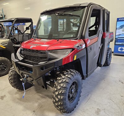 2025 Polaris RANGER CREW XP 1000 NORTHSTAR EDITION ULTIMATE 6-SEAT SUNSET RED