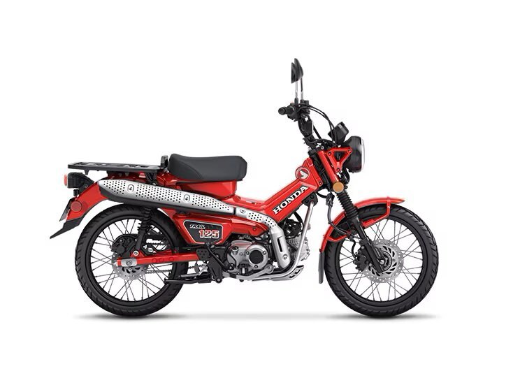 2025 Honda Trail 125 Standard Glowing Red