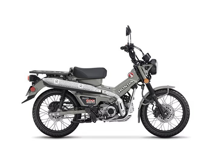 2025 Honda Trail 125 Standard Pearl Smoky Grey