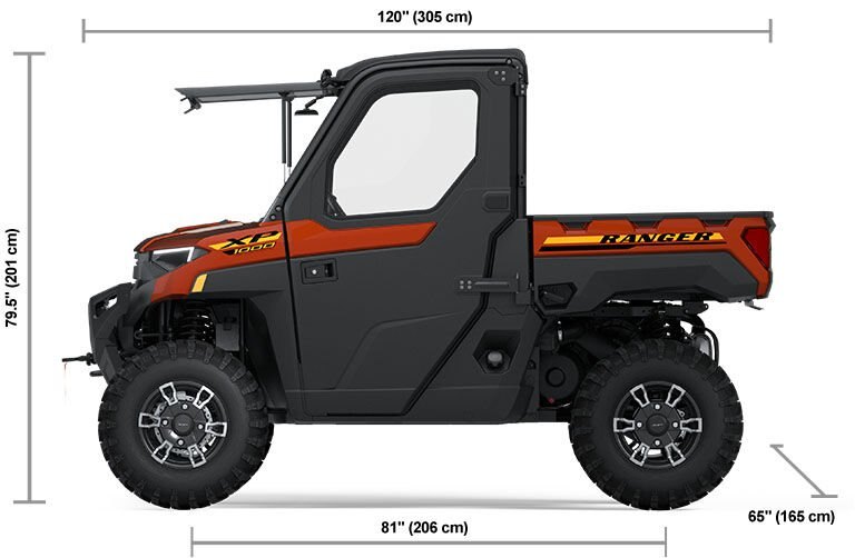 2025 Polaris RANGER XP 1000 NORTHSTAR EDITION ULTIMATE 3 SEAT Orange Rust