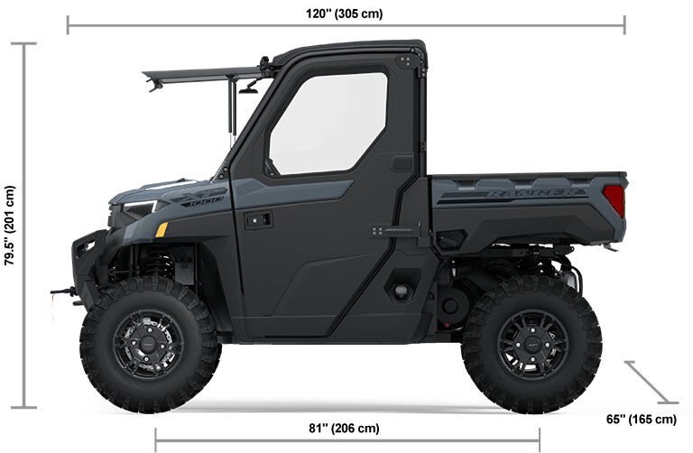 2025 Polaris RANGER XP 1000 NORTHSTAR EDITION ULTIMATE 3 SEAT Stealth Gray