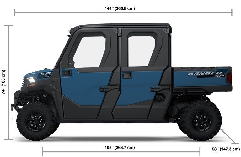 2026 Polaris® RANGER SP 570 NorthStar Edition 4 Seat Zenith Blue