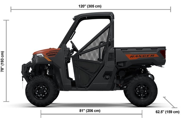 2026 Polaris® RANGER CREW 1000 Premium 3 Seat Rover Rust