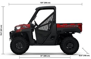 2026 Polaris® RANGER XP 1000 Premium 3 Seat Sunset Red