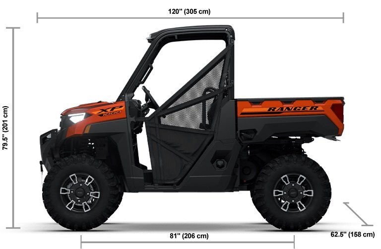 2026 Polaris® RANGER XP 1000 3 Seat Orange Rust