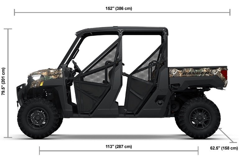 2026 Polaris® RANGER CREW XP 1000 6 Seat Polaris Pursuit Camo
