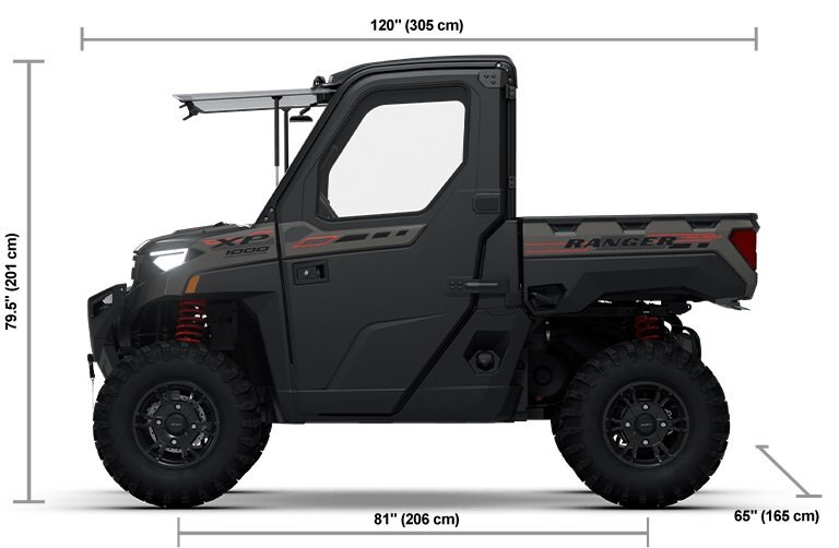 2026 Polaris® RANGER XP 1000 NorthStar Trail Boss Edition 3 Seat Heavy Metal