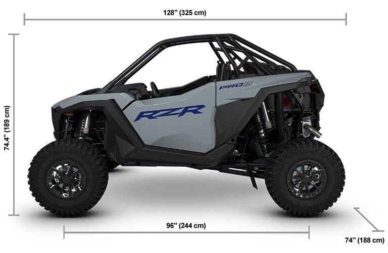 2026 Polaris® RZR Pro S Sport 2 Seat Storm Gray
