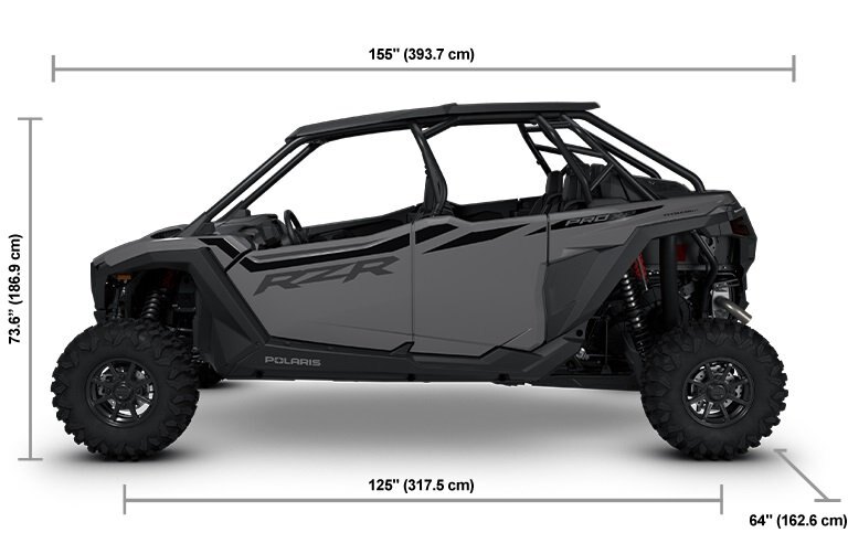 2026 Polaris® RZR Pro XP Ultimate 4 Seat Slate Gray