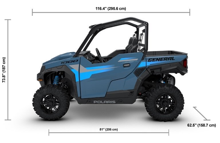 2026 Polaris® GENERAL 1000 Premium Zenith Blue