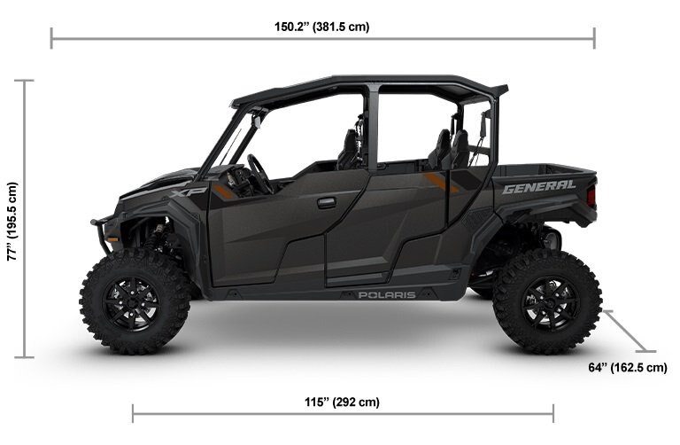 2026 Polaris® GENERAL XP 4 1000 Premium 4 Seat Super Graphite