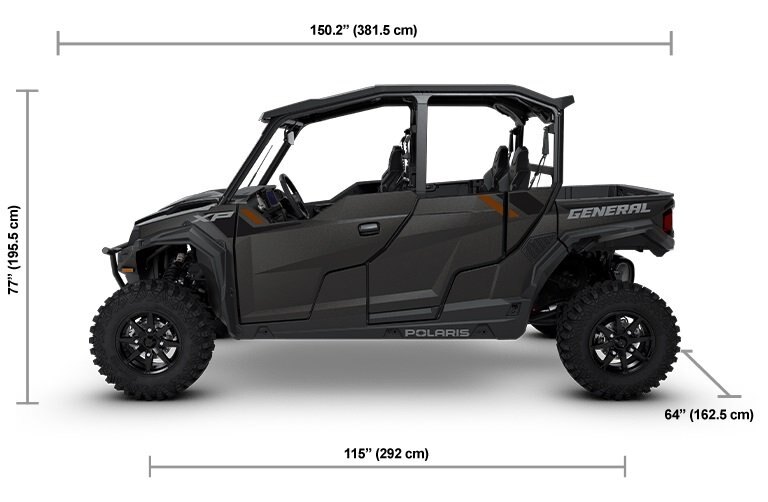 2026 Polaris® GENERAL XP 4 1000 Ultimate 4 Seat Super Graphite