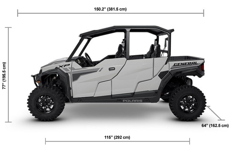 2026 Polaris® GENERAL XP 4 1000 Sport 4 Seat Ghost Gray