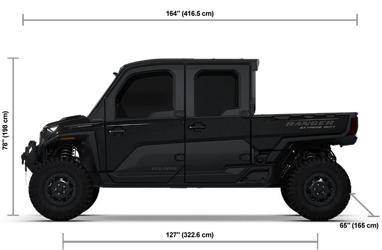 2027 Polaris® RANGER CREW XD 1500 NorthStar Texas Edition Gloss Black Crystal