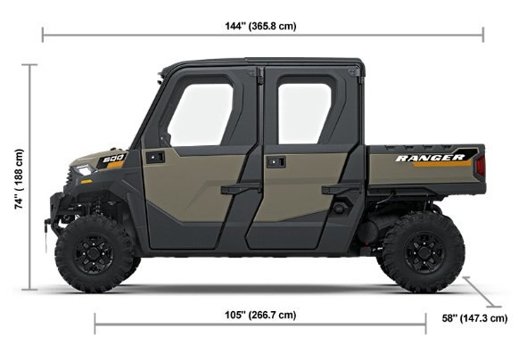 2027 Polaris® RANGER CREW 600 NorthStar 4 Seat Desert Sand