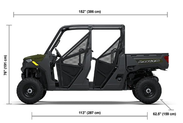 2027 Polaris® RANGER CREW 1000 BASE 6 Seat Sage Green