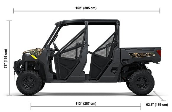 2027 Polaris® RANGER CREW 1000 Premium 6 Seat Polaris Pursuit Camo