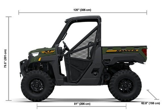 2027 Polaris® RANGER XP 1000 PREMIUM 3 Seat Army Green