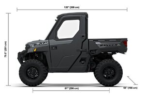 2027 Polaris® RANGER XP 1000 CAB 3 Seat Avalanche Gray