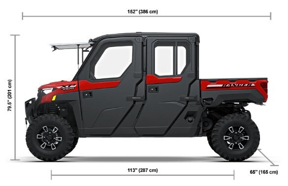 2027 Polaris® RANGER CREW XP 1000 NorthStar Premium 6 Seat Havasu Red Pearl
