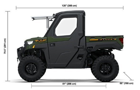 2027 Polaris® RANGER XP 1000 NorthStar Premium 3 Seat Army Green