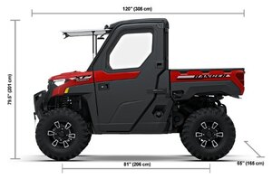2027 Polaris® RANGER XP 1000 NorthStar Premium 3 Seat Havasu Red Pearl