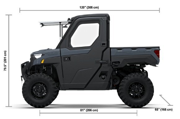 2027 Polaris® RANGER XP 1000 NorthStar Premium 3 Seat Stealth Gray