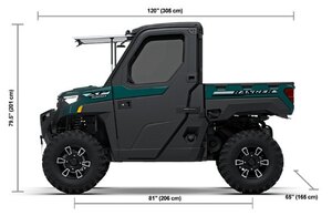 2027 Polaris® RANGER XP 1000 NorthStar Ultimate 3 Seat Blue Labyrinth