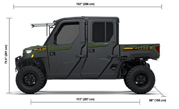 2027 Polaris® RANGER CREW XP 1000 NorthStar Ultimate 6 Seat Army Green