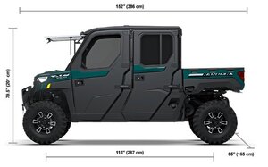 2027 Polaris® RANGER CREW XP 1000 NorthStar Ultimate 6 Seat Blue Labyrinth