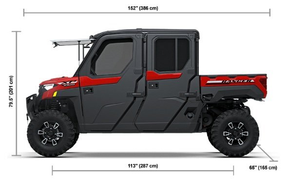 2027 Polaris® RANGER CREW XP 1000 NorthStar Ultimate 6 Seat Havasu Red Pearl