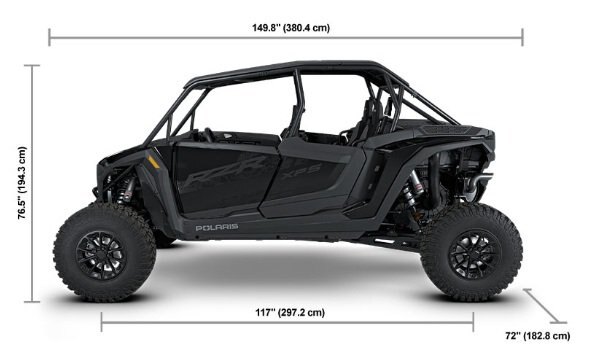 2027 Polaris® RZR XP S 4 1000 Ultimate 4 Seat Onyx Black