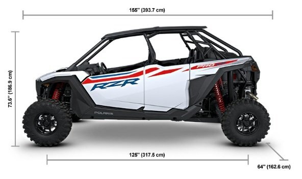2027 Polaris® RZR Pro XP 4 Ultimate 4 Seat Ghost White Metallic