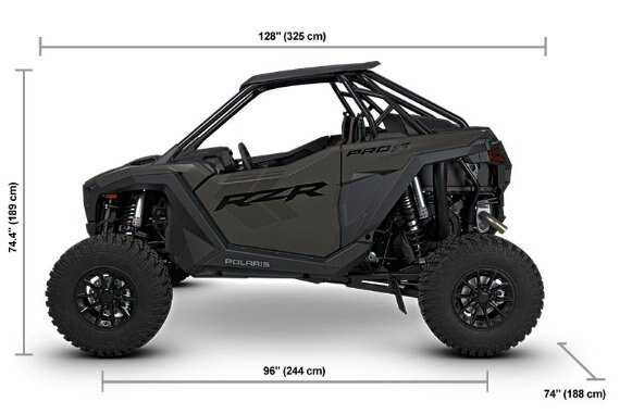 2027 Polaris® RZR Pro S Sport 2 Seat Matte Granite Gray