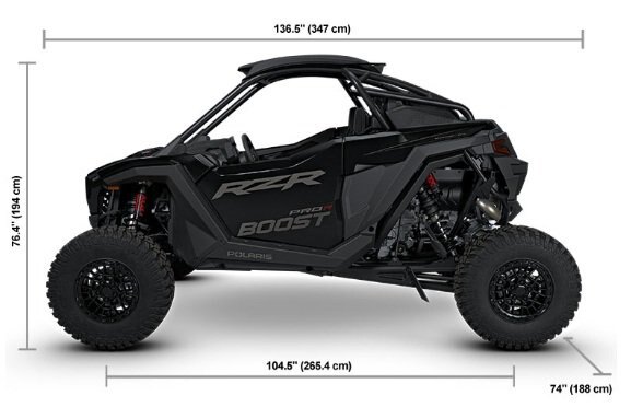 2027 Polaris® RZR Pro R Boost Ultimate 2 Seat Onyx Black