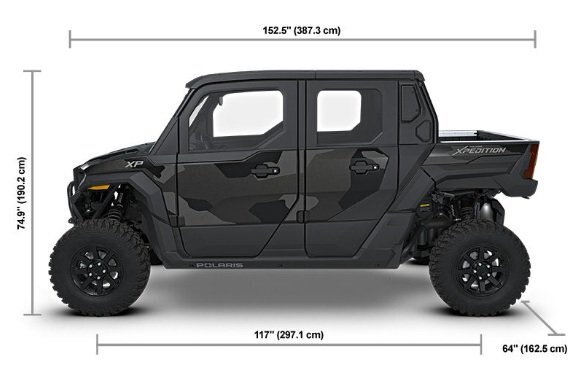 2027 Polaris® XPEDITION XP 5 NorthStar 5 Seat Matte Super Graphite