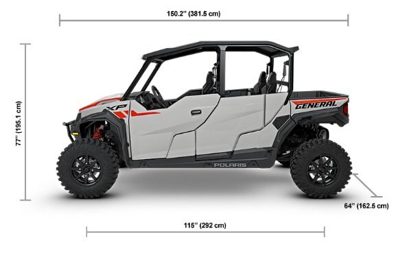 2027 Polaris® GENERAL XP 4 1000 Sport 4 Seat Ghost Gray