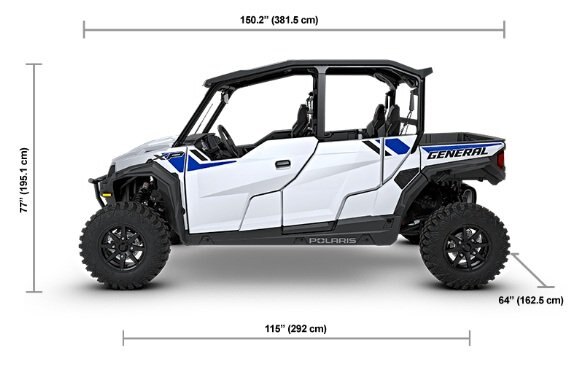 2027 Polaris® GENERAL XP 4 1000 Ultimate 4 Seat Ghost White