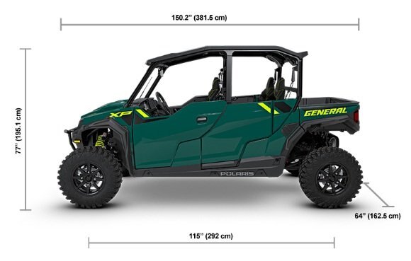 2027 Polaris® GENERAL XP 4 1000 Ultimate 4 Seat Adventure Green