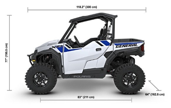 2027 Polaris® GENERAL XP 1000 Ultimate 2 Seat Ghost White