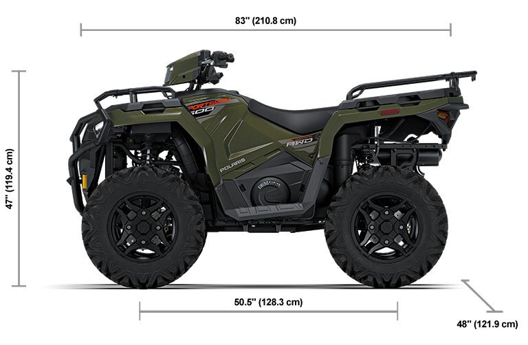 2027 Polaris® SPORTSMAN 600 Premium Treeline Green Metallic