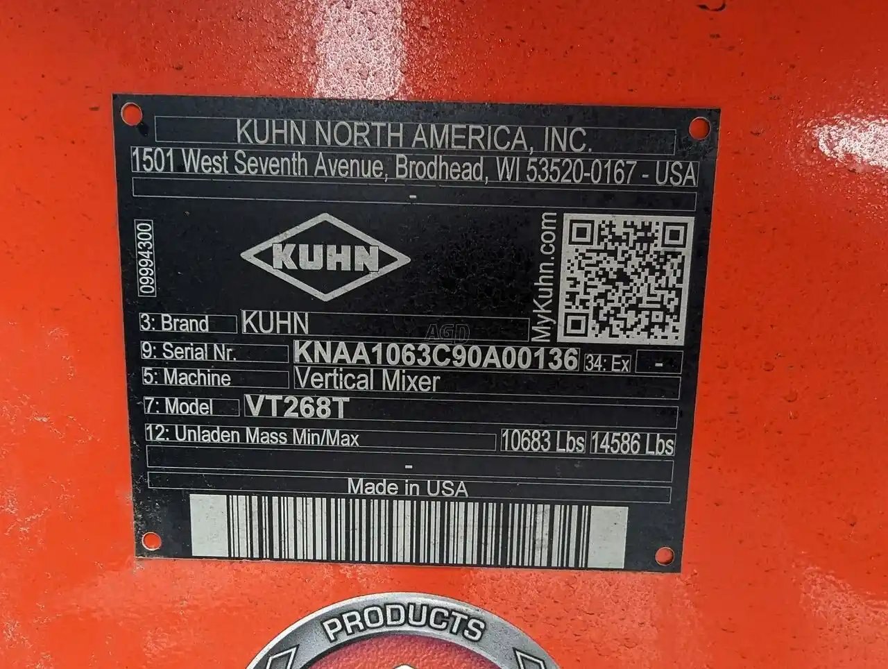 2023 Kuhn VT 268